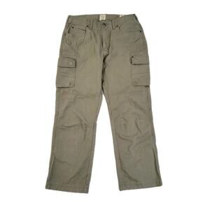 Redhead Cargo Pants Men's 34x30 Outdoor Pockets 100% Cotton Beige